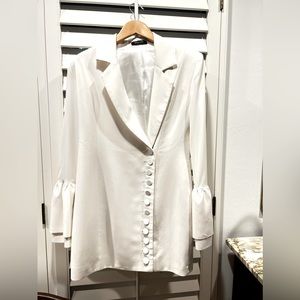 Blazer Mini dress in White